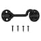 National Hardware National Hardware 4 in. L Matte Black Steel Hook and Eye Closure 1 pc N700-153 - alternate 6